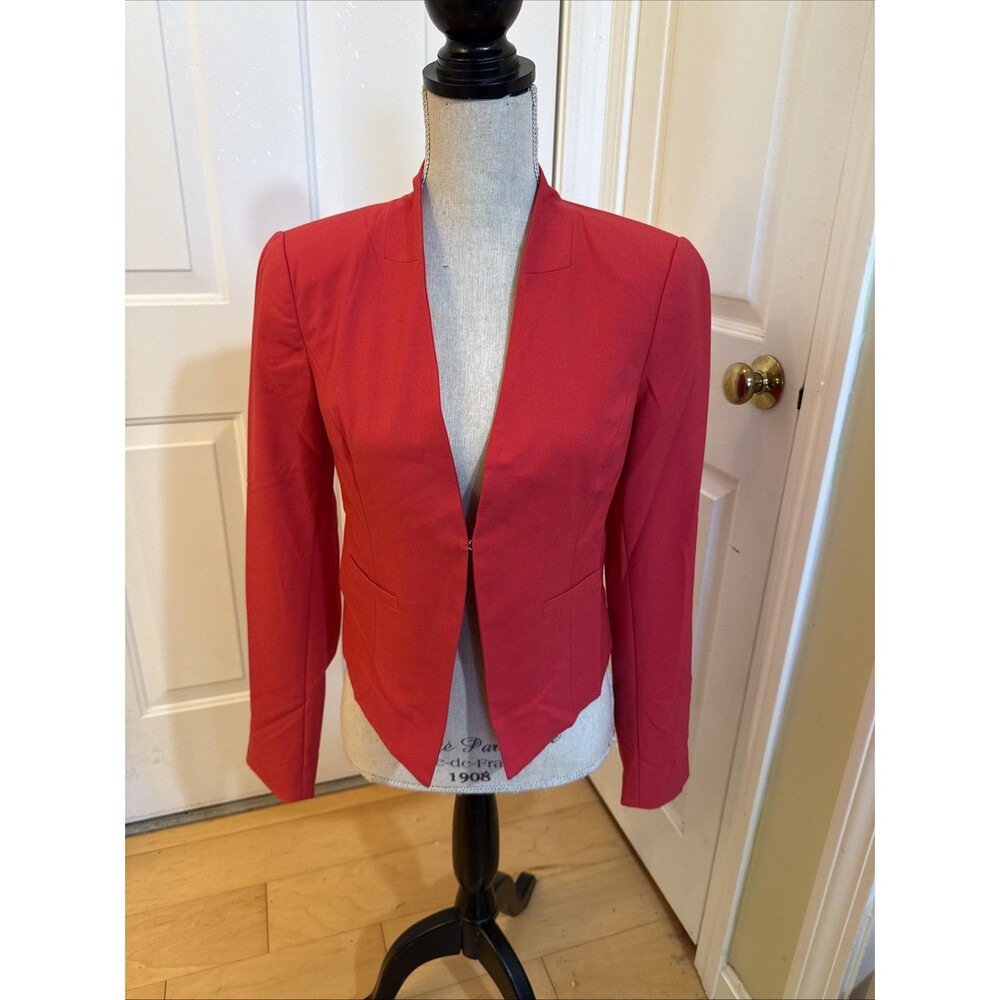BEAUTIFUL Y2K RED BLAZER Laundry Red Long sleeve Blazer Viscose Blend Size 8